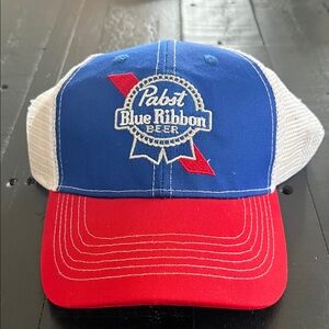 Red and Blue Mesh Cap